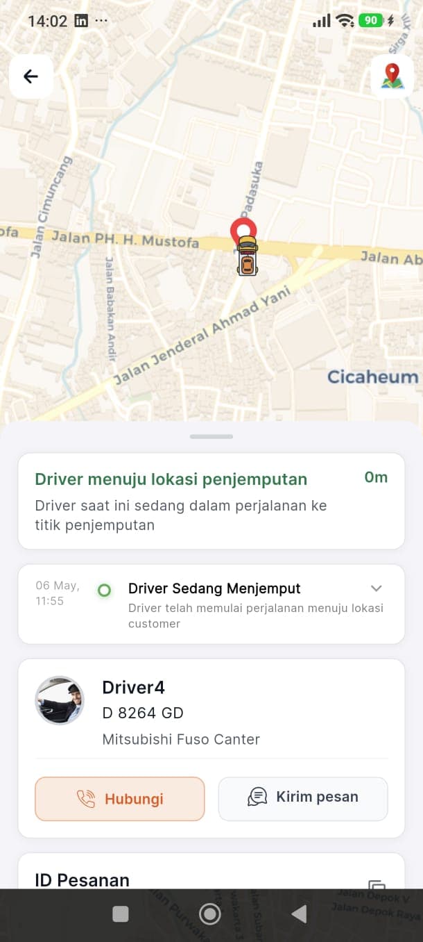 Raja Derek App Interface